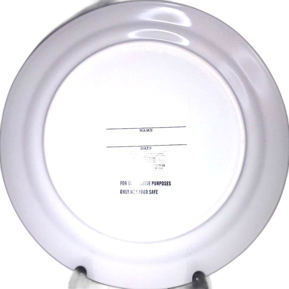 Roman 25th Wedding Anniversary Decorative Plate with Hinged Stand - Picture 3 of 5